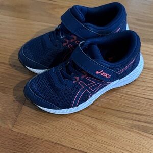 ASICS Kids' Blue and Pink Sneakers